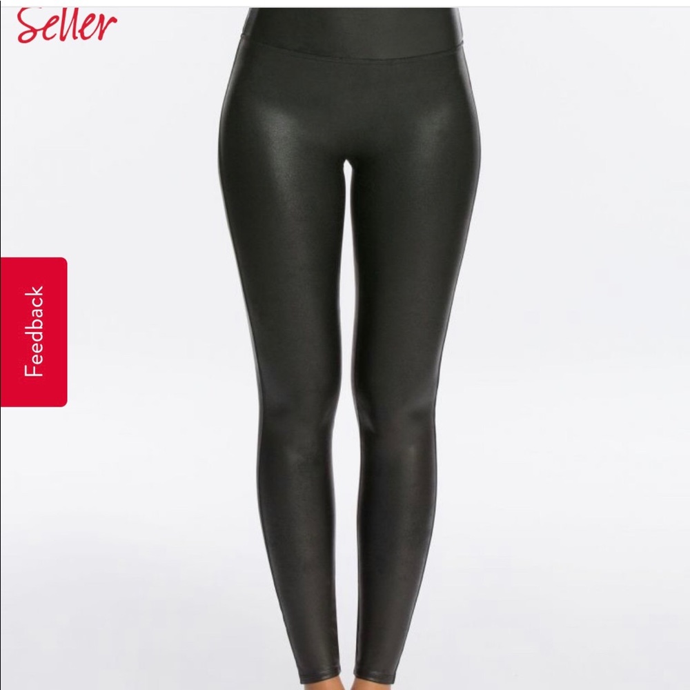 Spanx faux leather leggings
